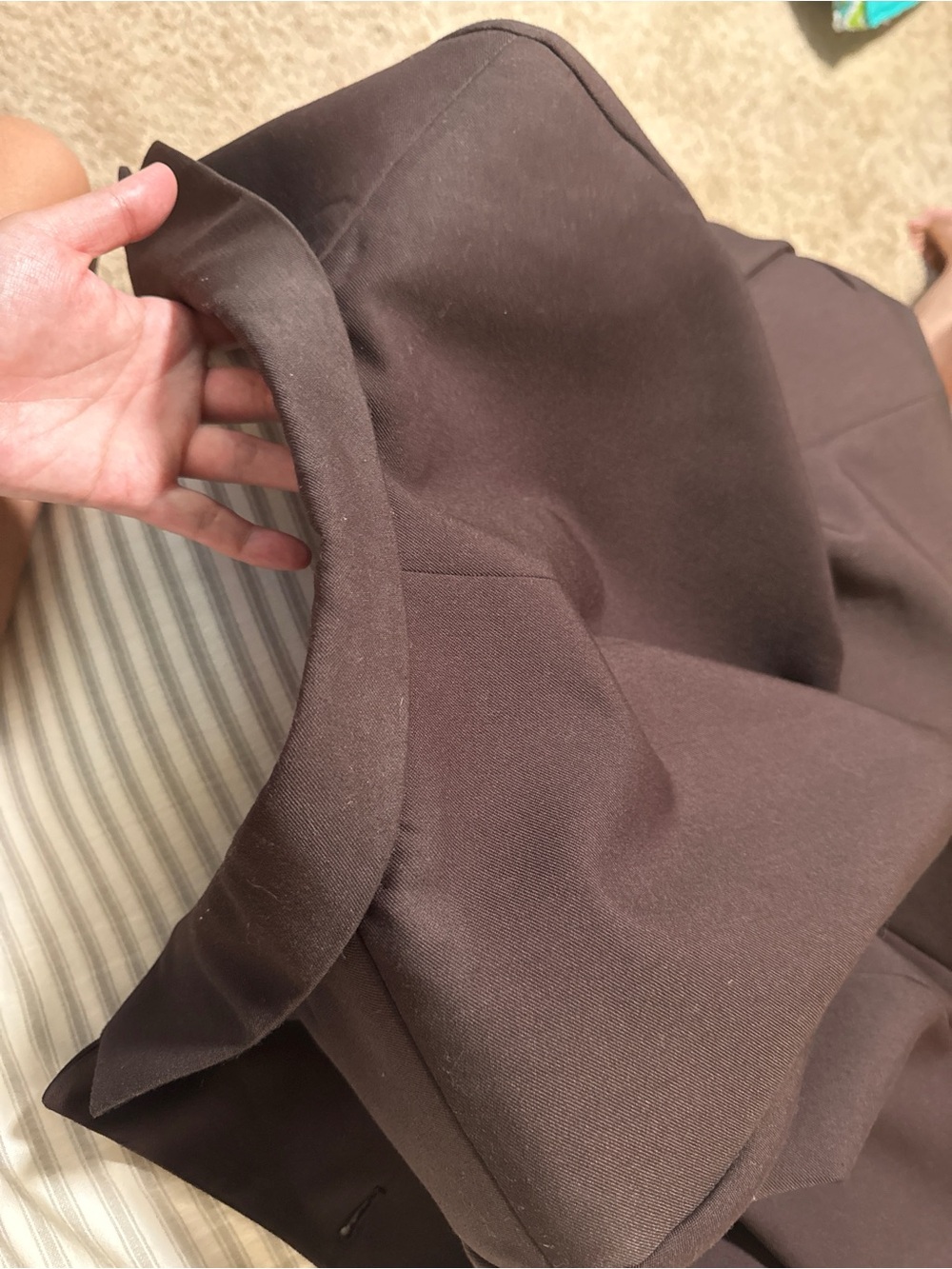 Zara Women‘s Dark Brown Tailored Blazer - Picture 7 of 7